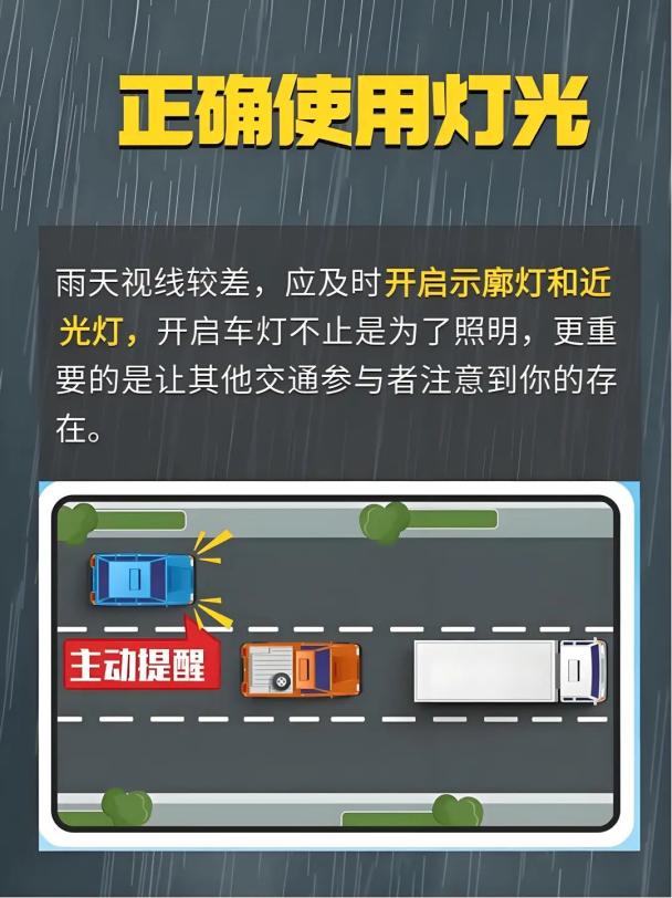  雨天行車(chē)安全技巧 __出行提示