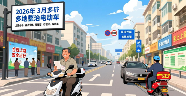 禁行_電動(dòng)車合規(guī)上路_整治行動(dòng)無牌無證