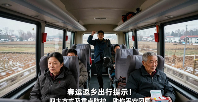 出行提示_春運出行健康防護_飛機火車大巴自駕防護指南