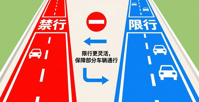 交通管理禁行限行措施_禁行與限行區(qū)別_禁行