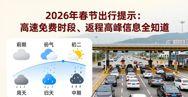 春節(jié)期間道路交通出行形勢(shì)_出行提示_2026年春節(jié)假期高速免費(fèi)時(shí)段